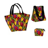 XL bag with in-bag pouch 2 in 1 - STAINED GLASS WZ.21 - sewing set