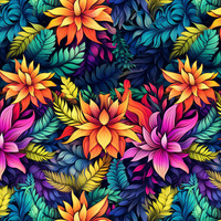 COLORFUL LEAVES m. 6 - Krepp