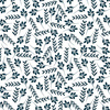 SMALL LEAVES pat. 2 / white - Cotton woven fabric