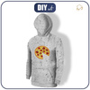 PÁNSKÁ MIKINA S KAPUCÍ (COLORADO) - PIZZA - SADA ŠITÍ