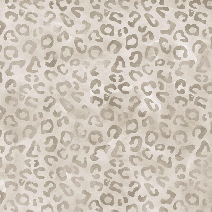 SPRENKEL / BEIGE (SCHNEEPANTHER) - schnelltrocknende Webware