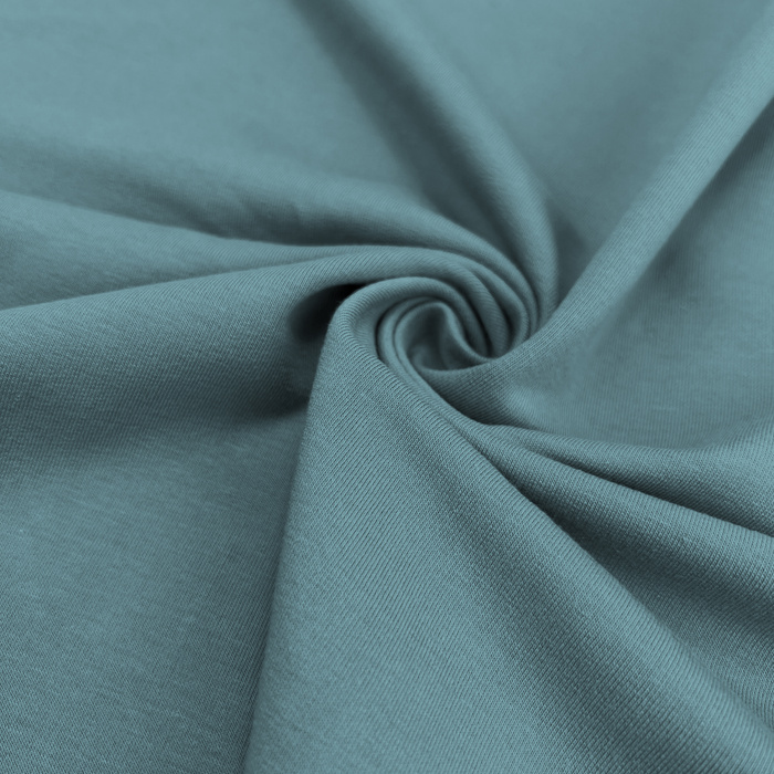 French Terry mit Elasthan - SKY BLUE (D-171)
