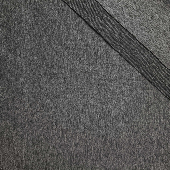 D-08 MELANGE GRAPHITE - Punto knitwear