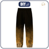SOFTSHELL-HOSE (YETI) - KLECKSE (gold) / schwarz (98/104)