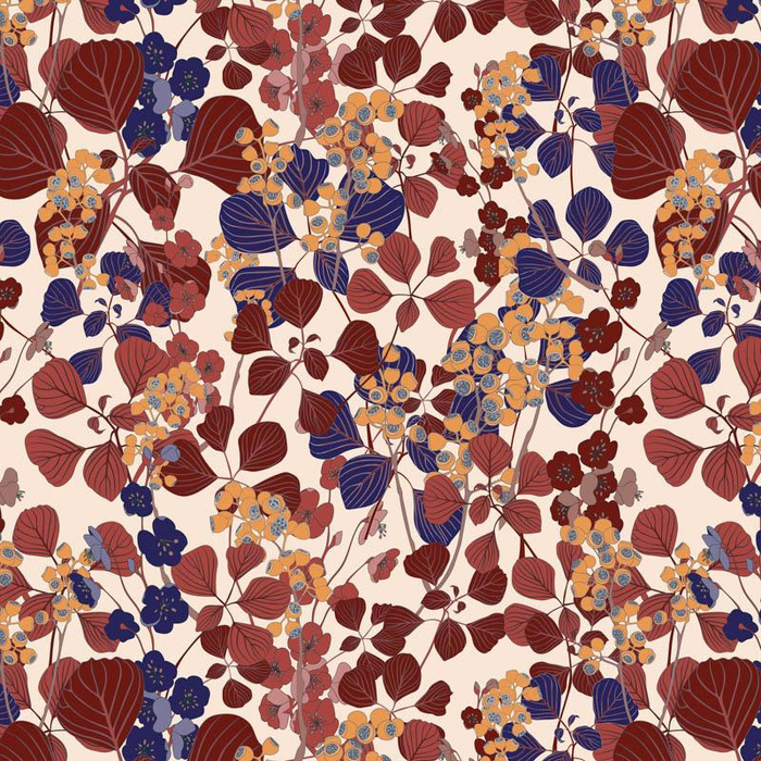 JAPANESE GARDEN pat. 3 (JAPAN)  - Waterproof woven fabric