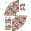 DRESS "ISABELLE" - PASTEL FLOWERS WZ. 30 - sewing set