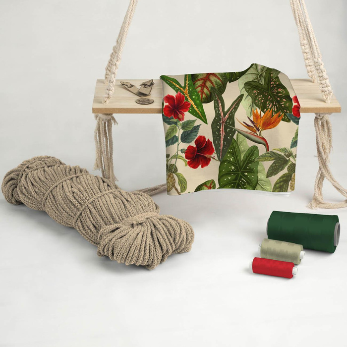 PARADISE PLANTS (SAFARI) - Waterproof woven fabric