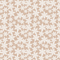 PAPER SNOWFLAKES (WHITE CHRISTMAS) - Cotton woven fabric