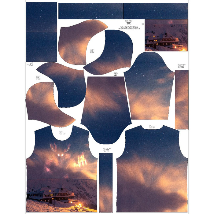 UNISEX HOODIE (HYDRA) - ZAPŁONIEC BEAST - sewing set (146/152)