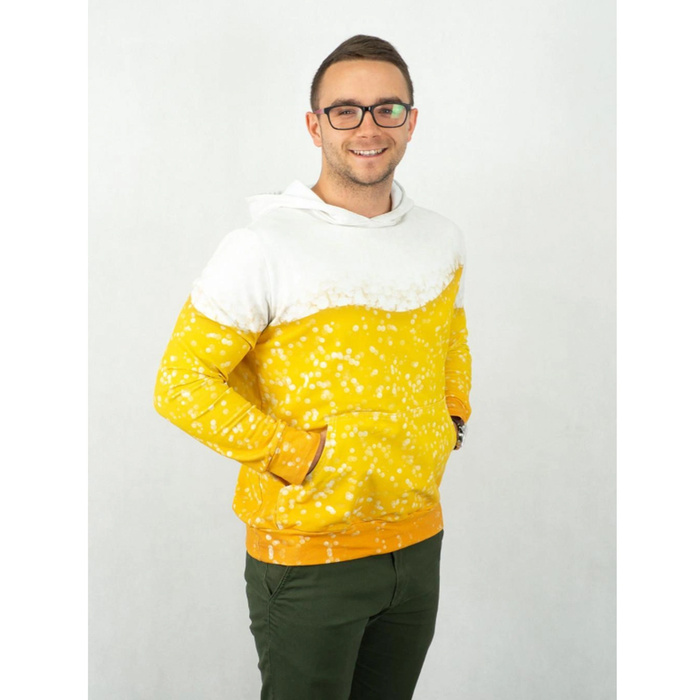 PÁNSKÁ MIKINA S KAPUCÍ (COLORADO) - HALUNKI BESTIE - Sada šití XXXL