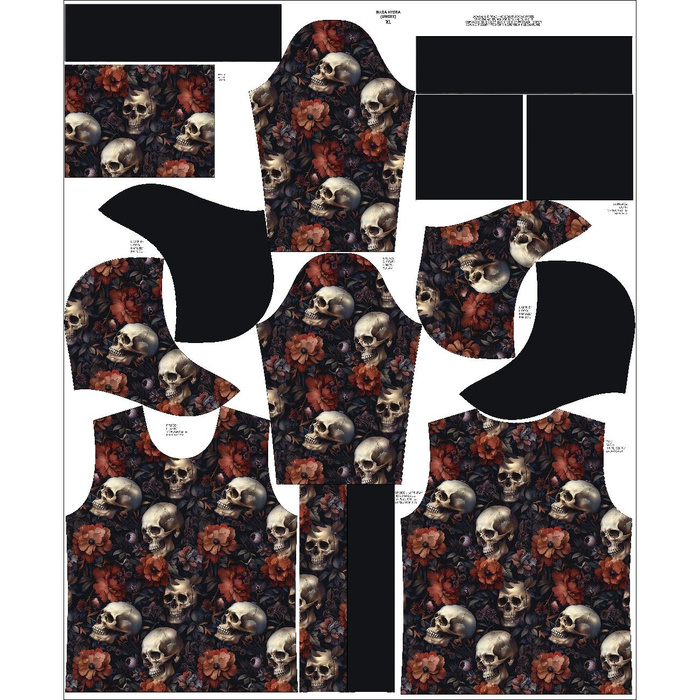 UNISEX HOODIE (HYDRA) - GOTHIC wz. 2 - sewing set (110/116)