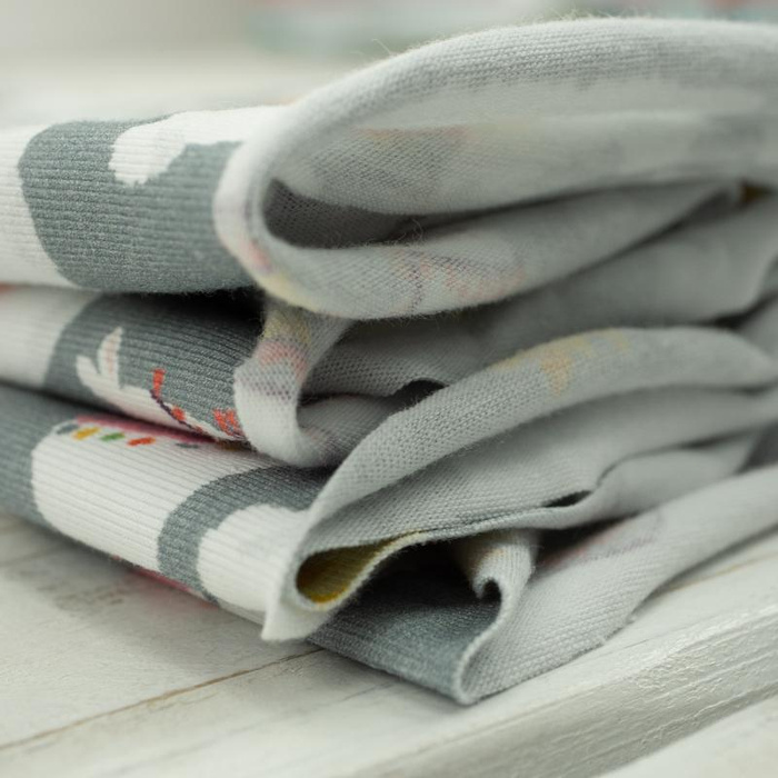 LAMA / grey - Viscose jersey WE210