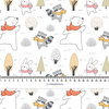 WINTER PARTY PAT. 1 (WINTER FUN) - Cotton woven fabric