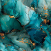alcohol ink wz.10 TEAL - lycra 300g