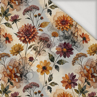 AUTUMN FLOWERS WZ. 27 - Jersey wiskozowy