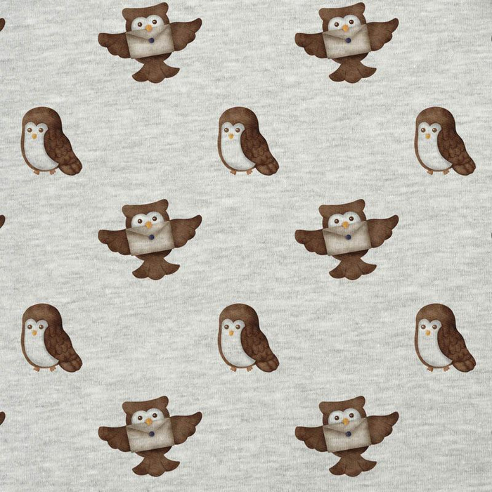 OWLS pat. 2 (MAGIC SCHOOL) / M-01 melange light grey