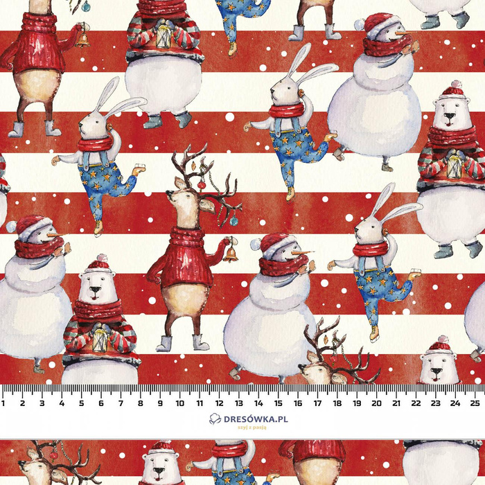 GANG SNĚHULÁKA - teplákovina počesaná s elastanem ITY