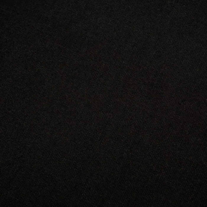 BLACK - Cotton woven fabric