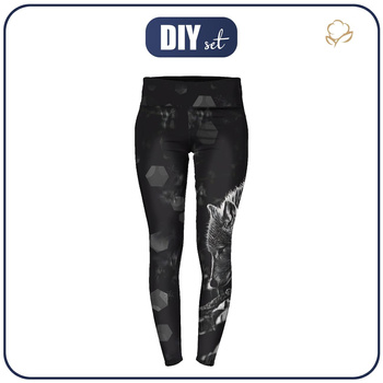 WOMEN'S THERMO LEGGINGS (GRETA) - ARCTIC WOLF - sewing set