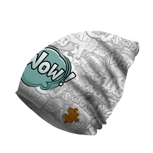 "Beanie" Mütze - COMICS / wow (minze) 48-50