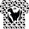 KINDER T-SHIRT - SCHWARZER DINOSAURIER / ARR - Single Jersey ITY (92/98)