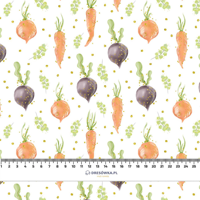 VEGETABLES (CUTE BUNNIES) - single jersey with elastane 