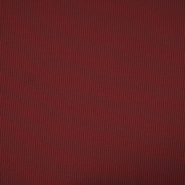 Rib Jersey fabric Unicolour - MAROON (D-31)
