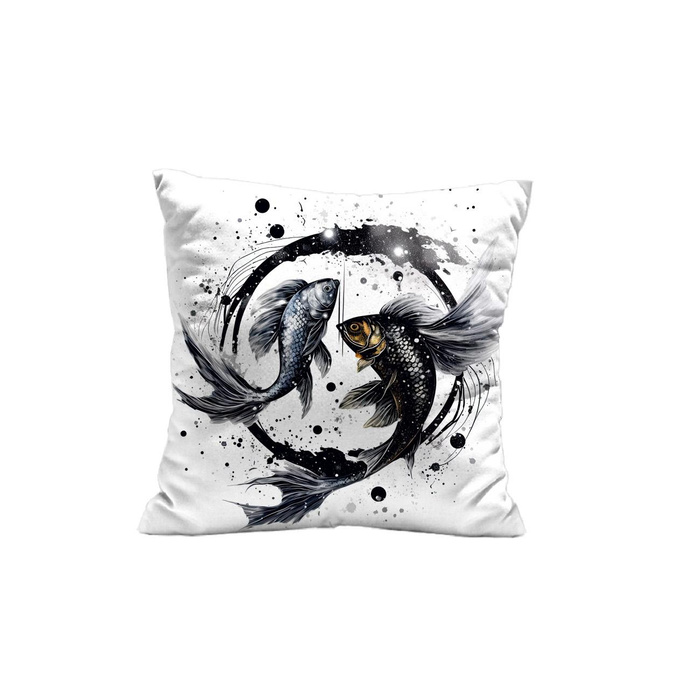 PODUSZKA 45X45 - PISCES - Panama 220g - zestaw do uszycia