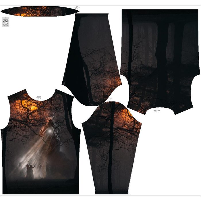 THERMO MEN'S BLOUSE (JIM) - TAŃCE BEAST - sewing set L