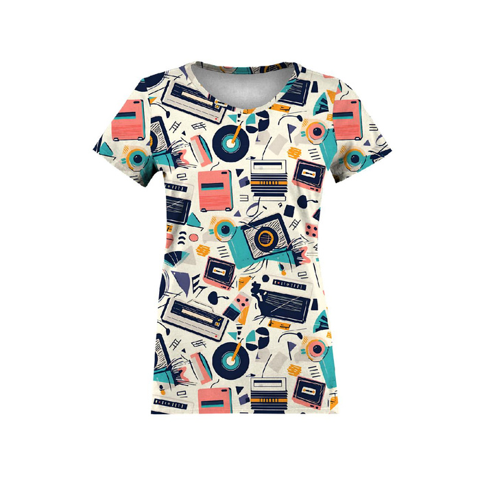 RETRO MUSIC - quick-drying woven fabric