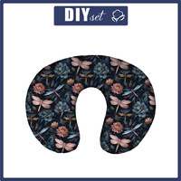 NECK PILLOW - Butterfly & Flowers wz.3 - sewing set