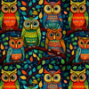 Folk Art wz.13 (OWL) - Lycra 300g