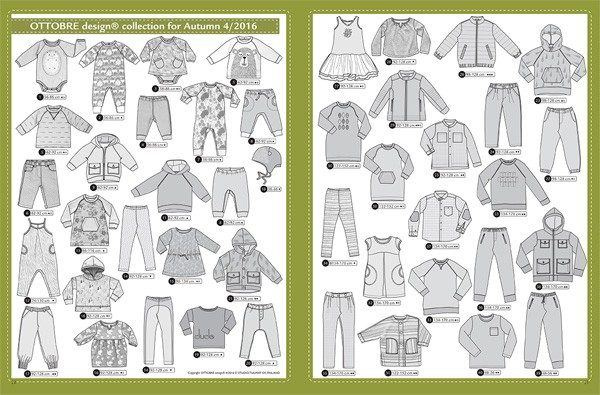 Ottobre Kids 4/2016 + instructions in english