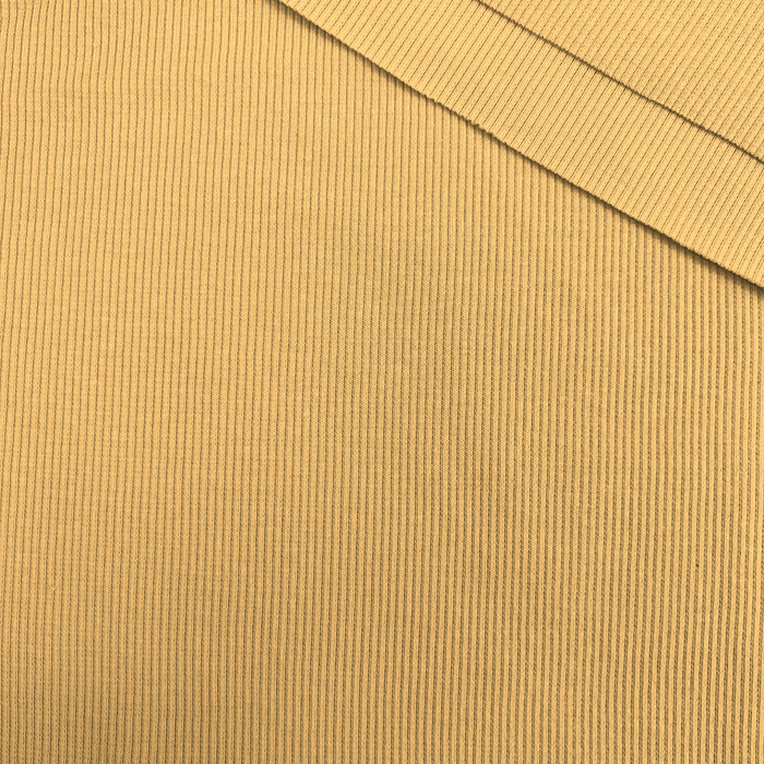 Rib Jersey fabric Unicolour - DESERT SUN (D-221)