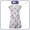 KLEID "EMMA" - AQUARELL-STRAUß Ms. 1 - Viskosejersey mit Elasthan L