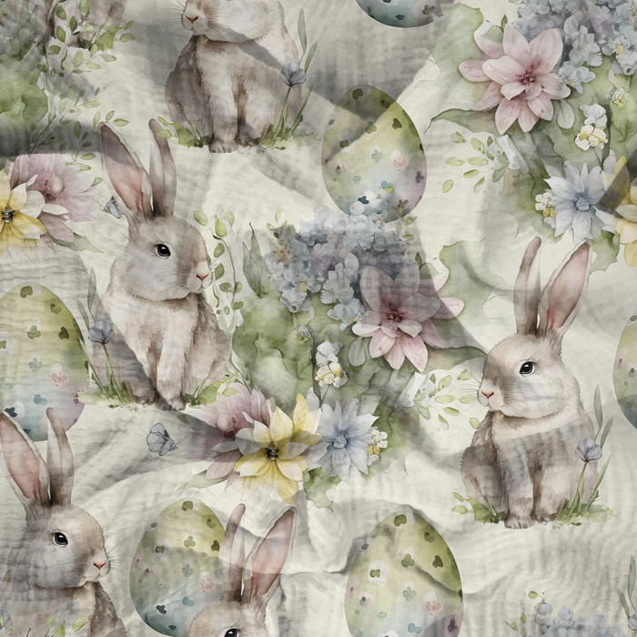 BUNNY EASTER PAT. 1 - Cotton muslin