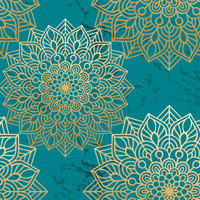 MANDALA pat. 5 / emerald