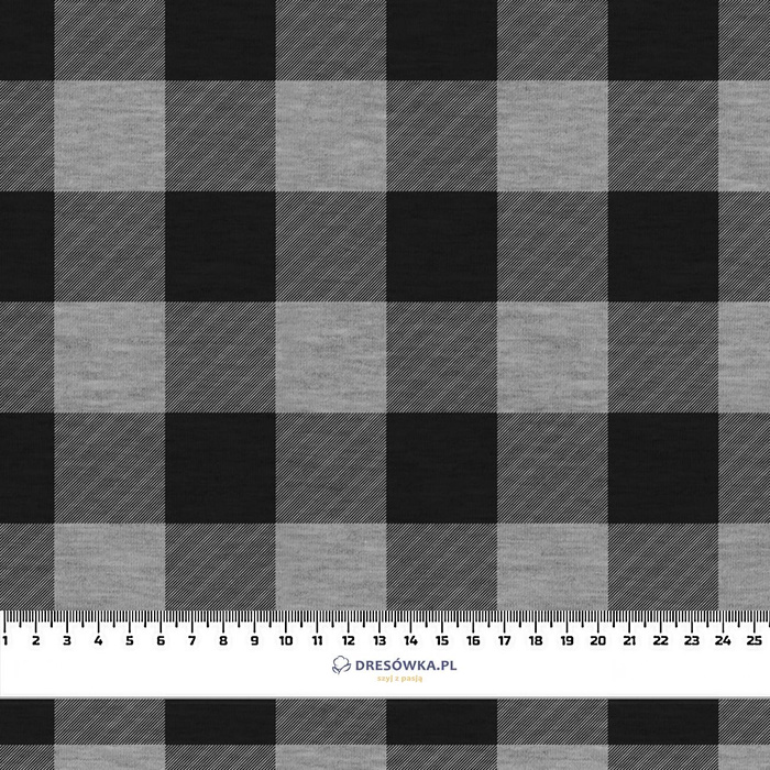 CHECK VICHY - MELANGE LIGHT GRAY - Woven Fabric for tablecloths