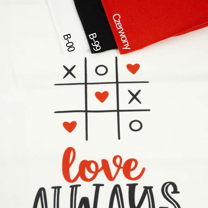 TIC TAC TOE (BE MY VALENTINE) - Paneel 75cm x 80cm