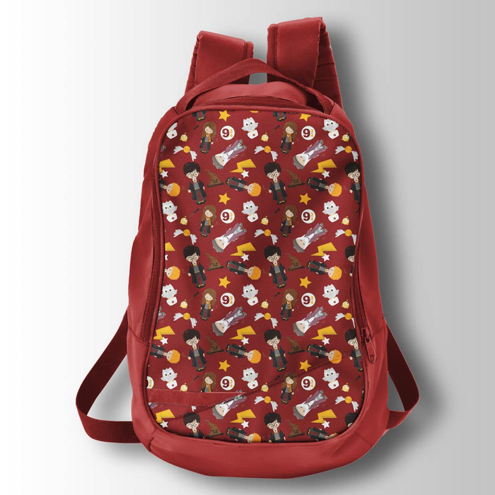 MAGICAL FRIENDS pat. 3 (MAGIC SCHOOL) / bordová - softshell