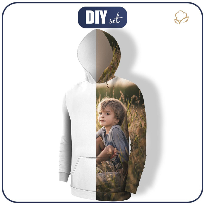 HERREN HOODIE (COLORADO) MIT EIGENEN AUFDRUCK - Nähset