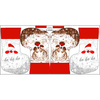 Christmas Stocking Set - REINDEER / brown