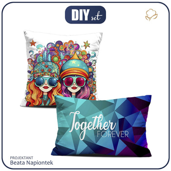 OZDOBNÉ POLŠTÁŘE - TOGETHER FOREVER / neon