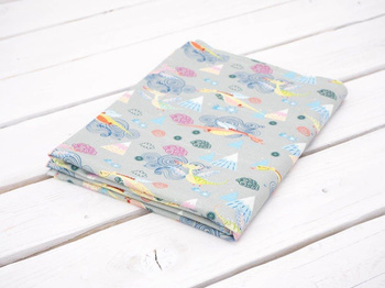 SMOKI / szary - Jersey wiskozowy WE210