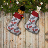 KOMPLET SKARPET ŚWIĄTECZNYCH - SKARPETY ŚWIĄTECZNE (NORDIC CHRISTMAS) - mała + duża