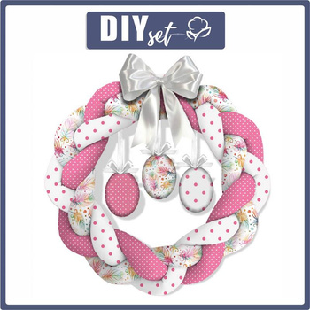 OSTERKRANZ - REGENBOGEN FEDERN - Nähset