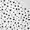BLACK DOTS - organický úplet single jersey s elastanem
