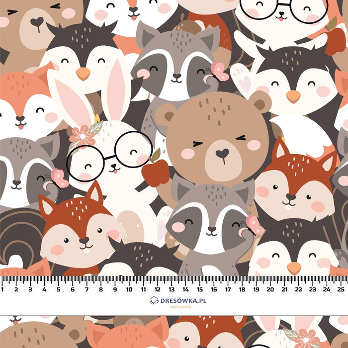 ANIMALS WZ.8 - leichte Maschenware angeraut