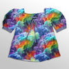 RAINBOW CLOUDS - Linen 100%