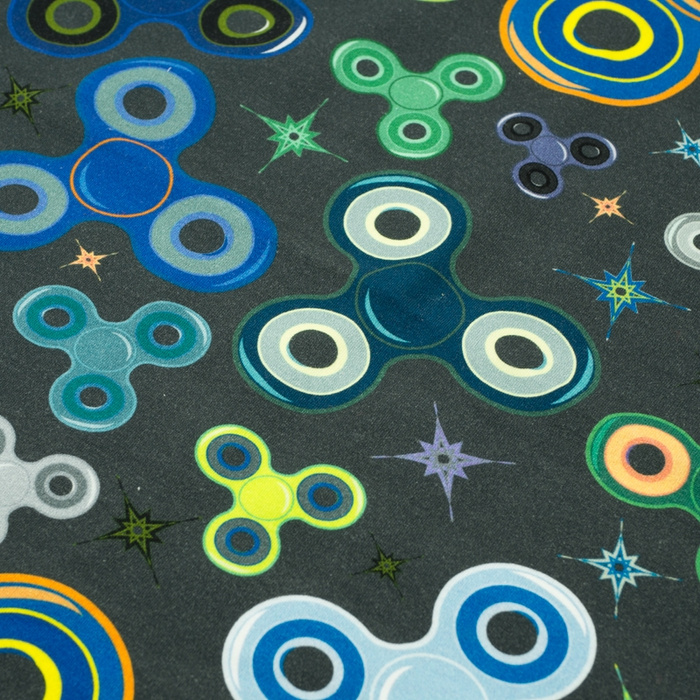 SPINNERS / grey - single jersey with elastane TE210